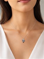 Collar Comete Mujer in Oro Zaffiro 0.20 Ct GLB 531 - GLB 531